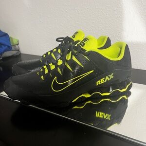 Nike Reax Black and Yellow Men's Athletic Shoes